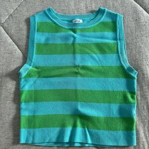Garage Striped Knit Top